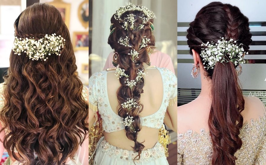 30+ Simple Lehenga Hairstyle Wedding Ideas Hairstyle for Lehenga