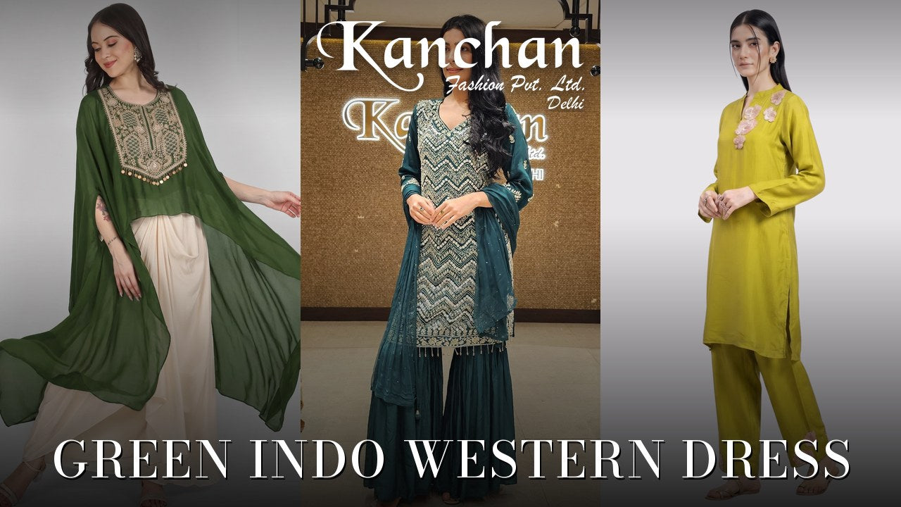 Green Indo Western Dress: Shades, Colour Pairings and Occasions That Suit It