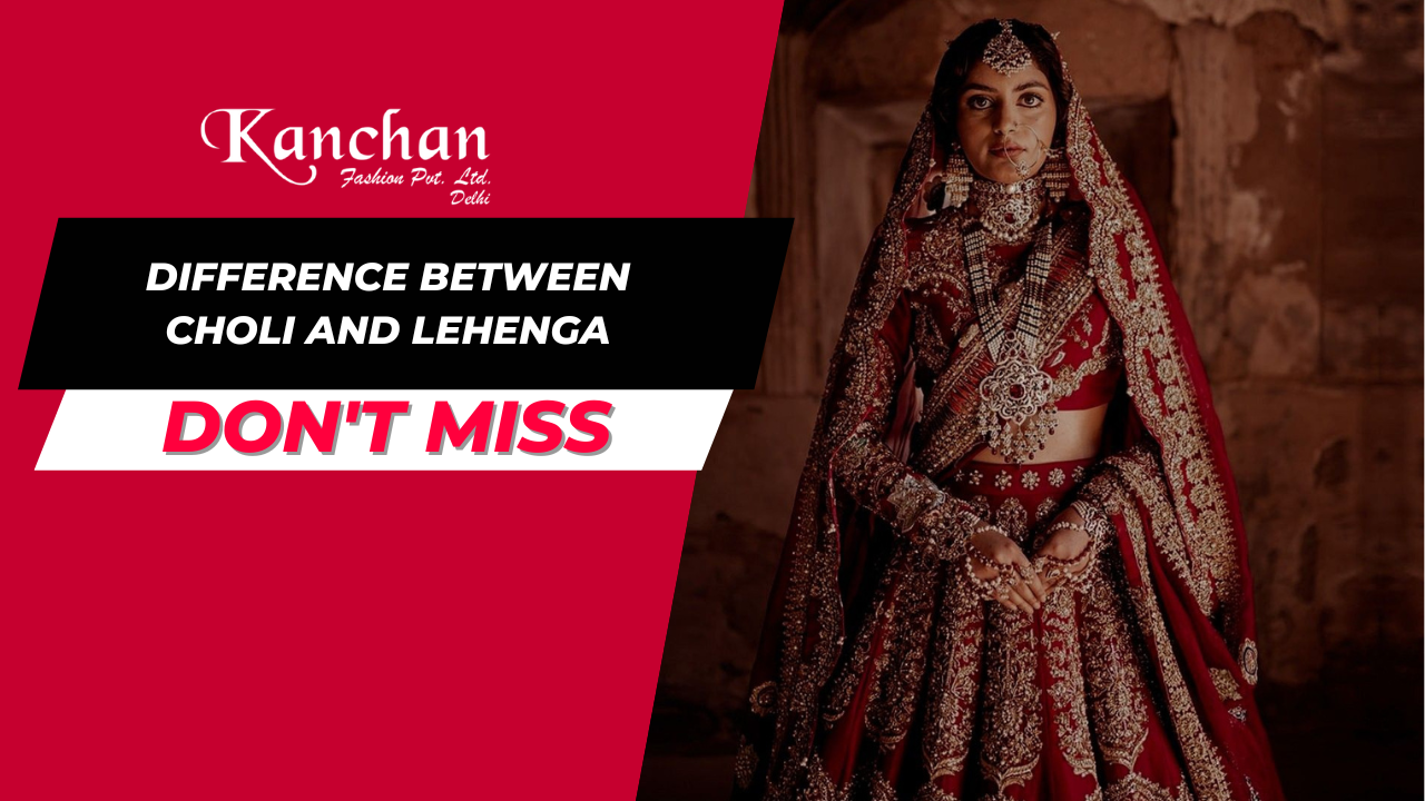 difference between choli and lehenga