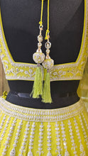 Load image into Gallery viewer, Georgette Lehenga with Sequins and Thread Work
