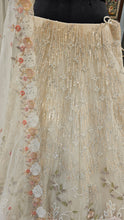 Load image into Gallery viewer, Net Lehenga with Zari, Thread, Sequins and Stone Work
