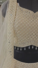 Load and play video in Gallery viewer, Net Lehenga with Sequins, Stone and Thread work
