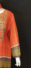 Load image into Gallery viewer, Chinon Garrara Suit with Hand Work and Dupatta
