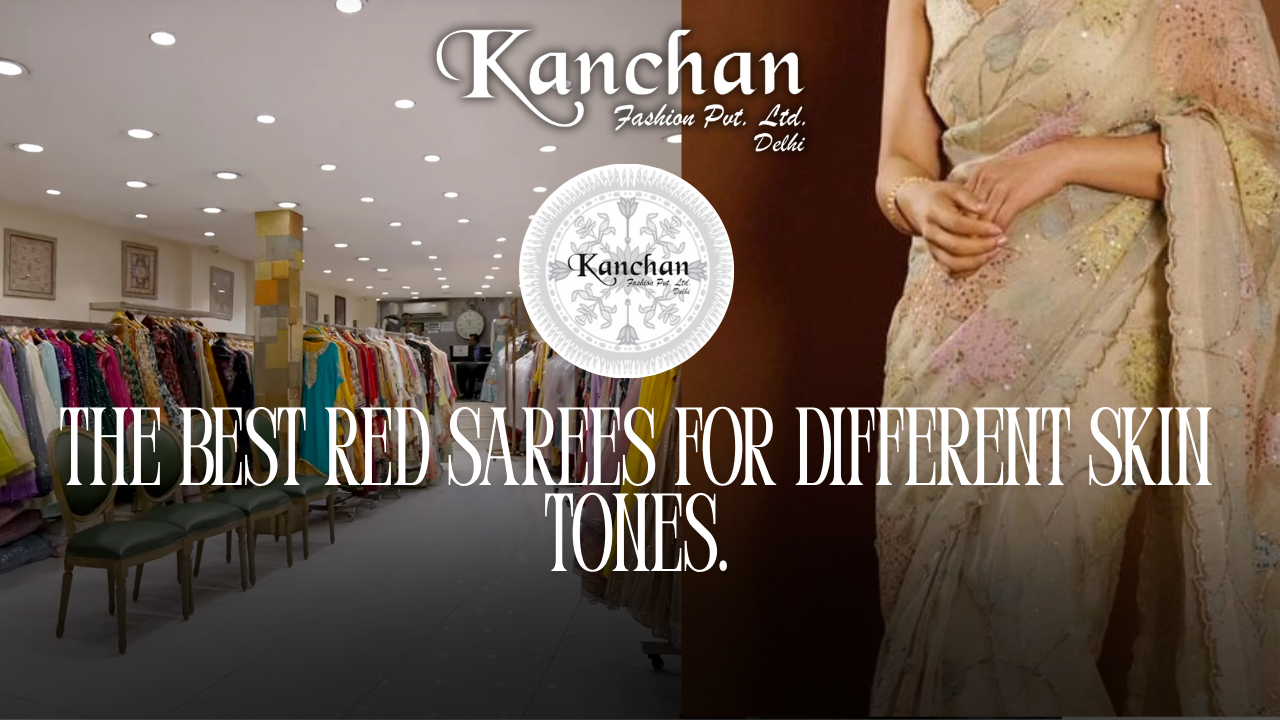 The Best Red Sarees for Different Skin Tones.
