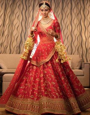 The Beauty of Red Bridal Lehenga: A Comprehensive Guide