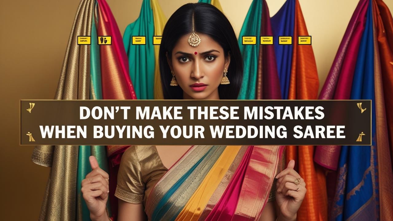 Don't Make These Mistakes When Buying Your Wedding Saree