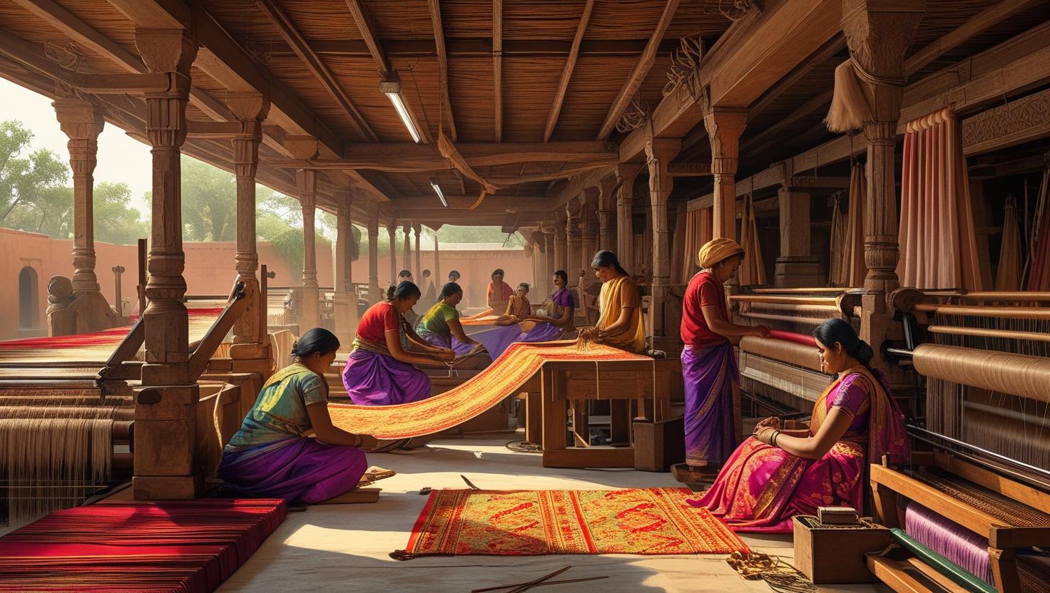 The History of Silk Weaving in India.