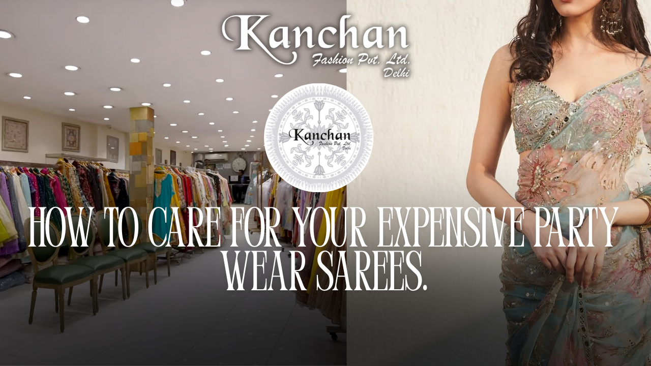 How to Care for Your Expensive Party Wear Sarees.