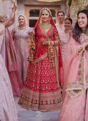 Top 150+ Latest Red Bridal Lehenga Designs 2023