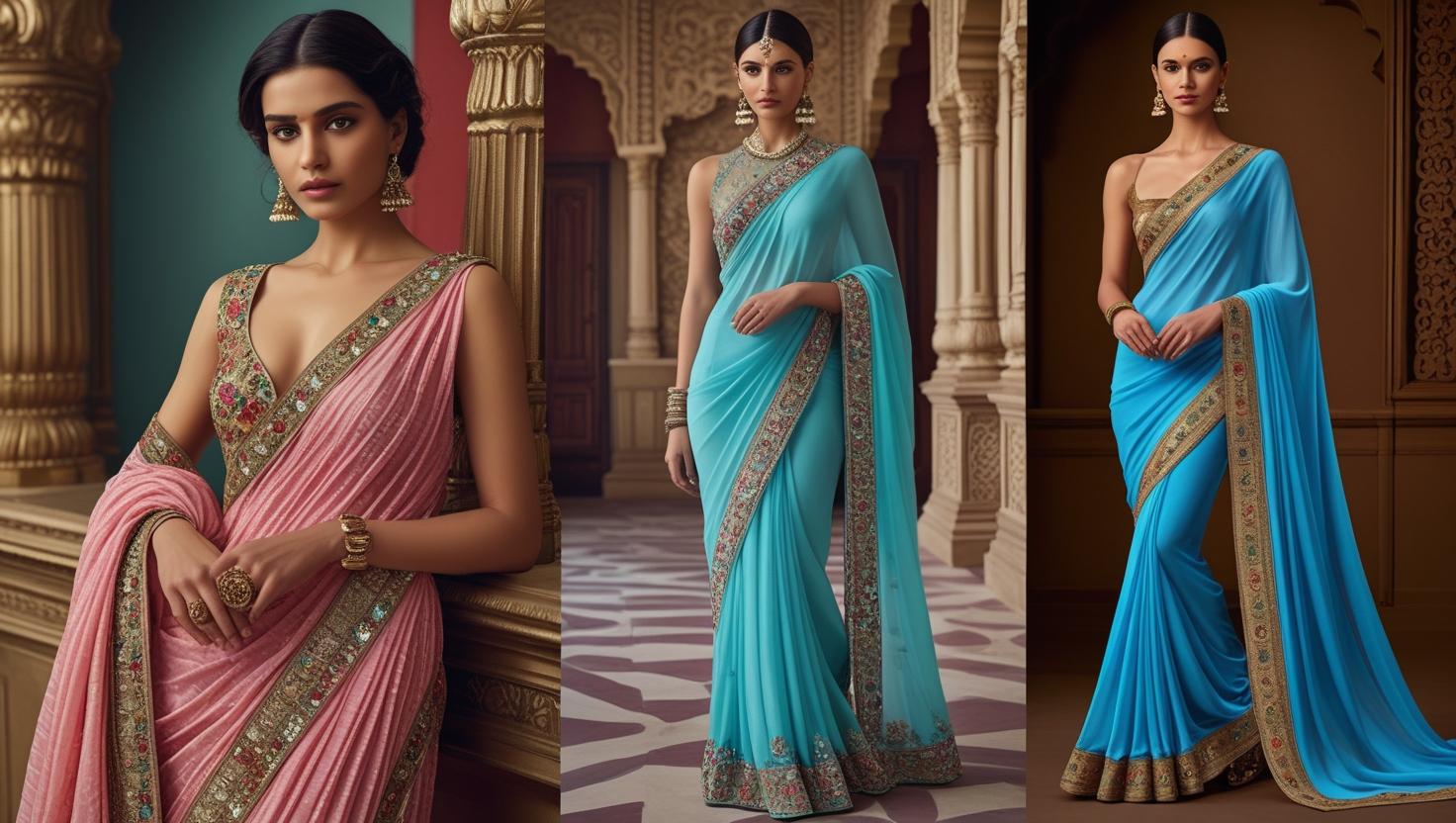 How to Layer a Saree in Winters Without Compromising Style