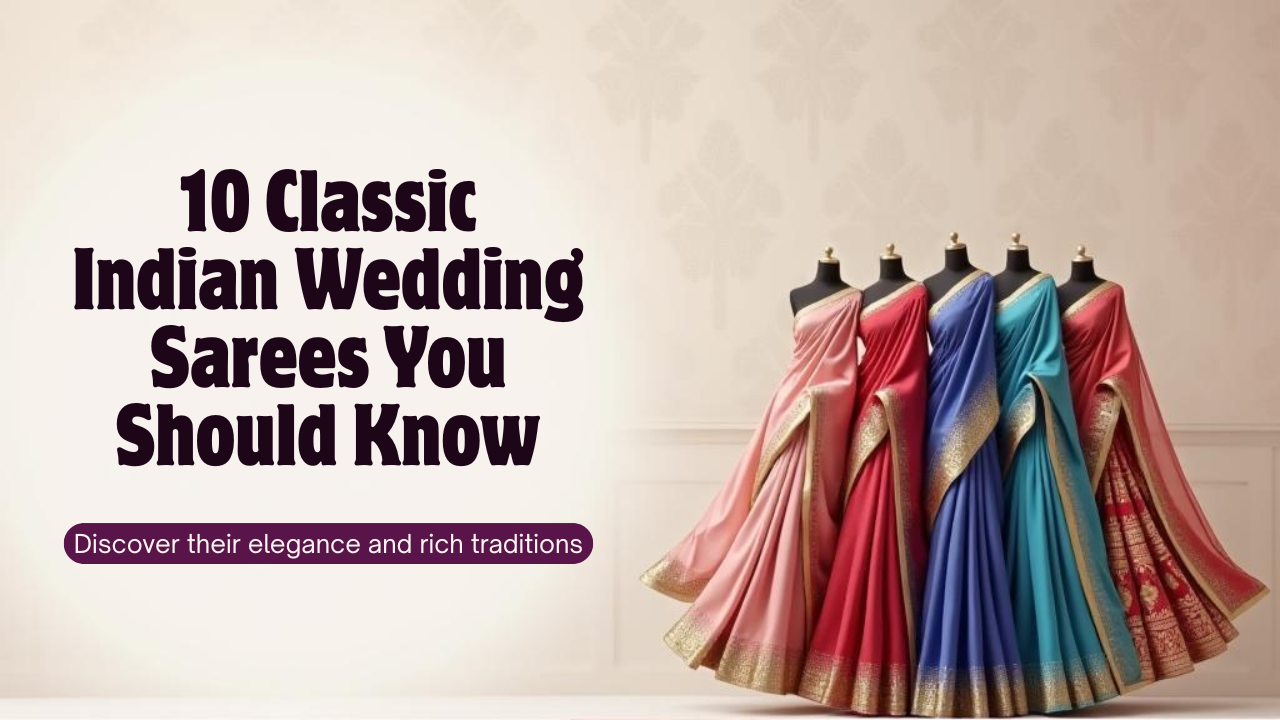10 Classic Indian Wedding Sarees you should know about