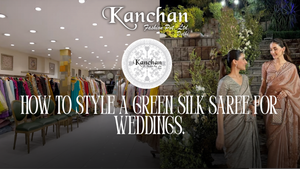 How to Style a Green Silk Saree for Weddings.