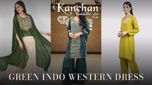 Green Indo Western Dress: Shades, Colour Pairings and Occasions That Suit It