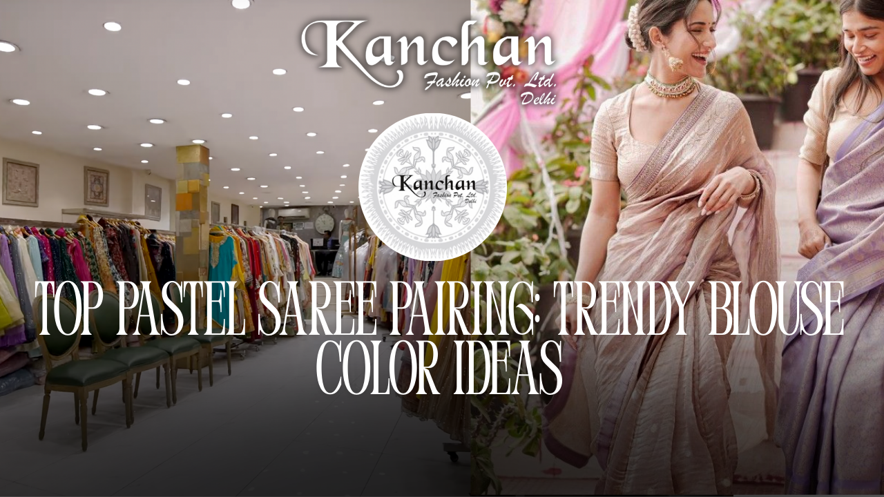 Top Pastel saree pairing: Trendy Blouse Color Ideas