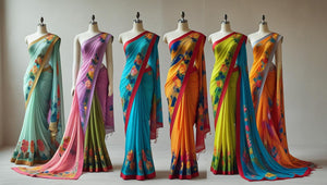 Caring for Printed Georgette Sarees: Expert Advice.