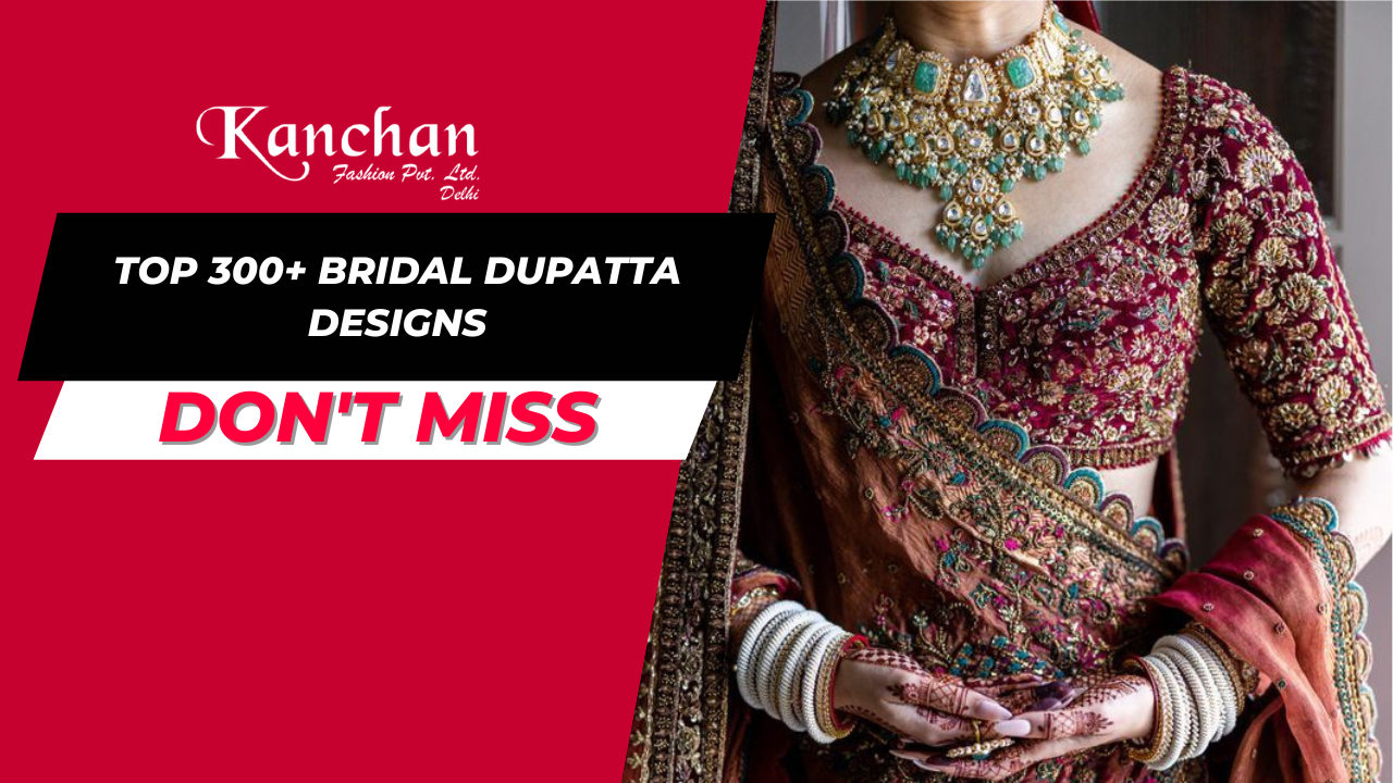 Top 300+ Bridal Dupatta Designs