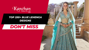 Top 250+ Blue Lehenga Designs