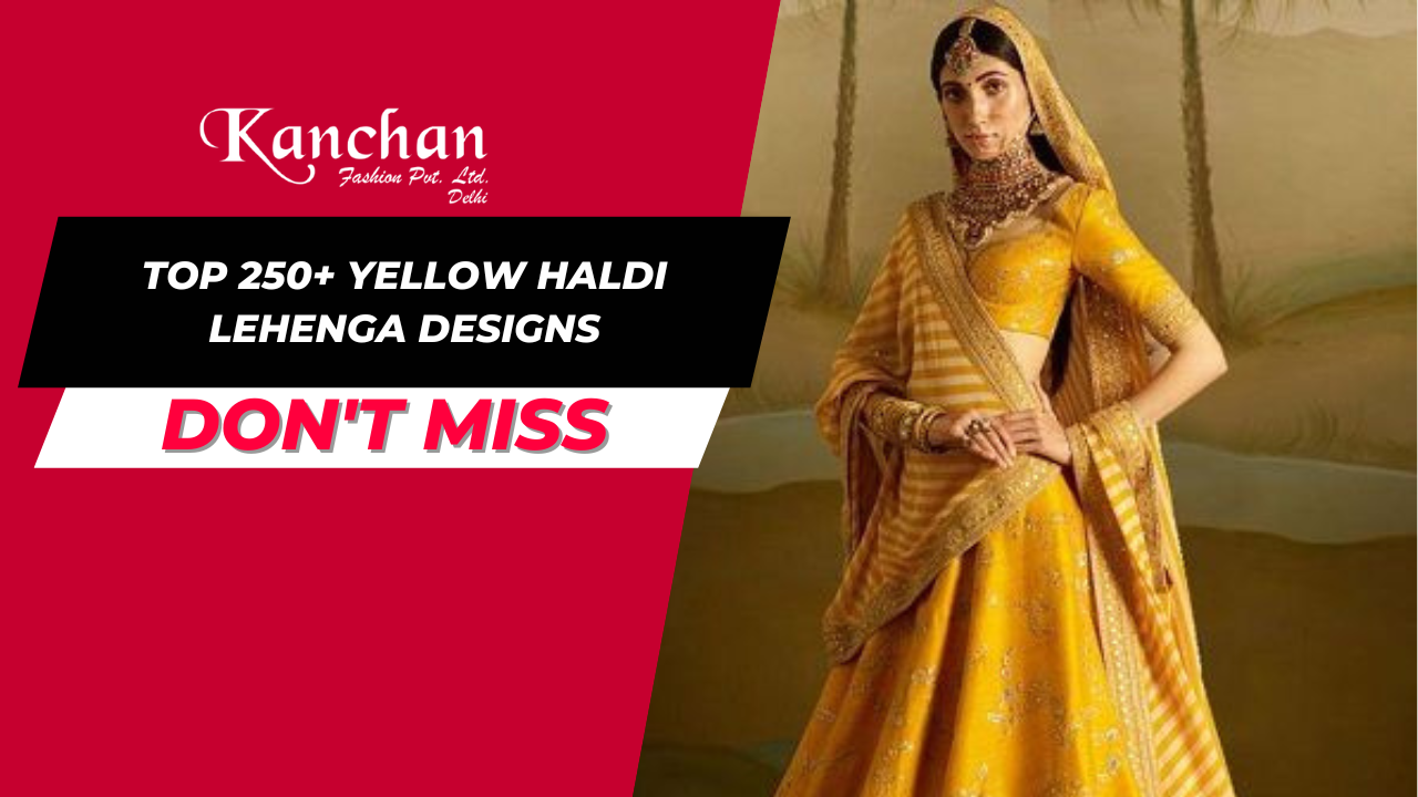 Top 250+ Yellow Haldi Lehenga Designs