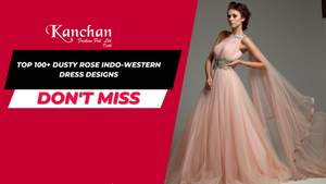 Top 100+ Dusty Rose Indo-Western Dress Designs