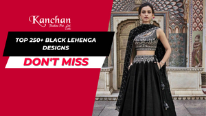 Top 250+ Black Lehenga Designs