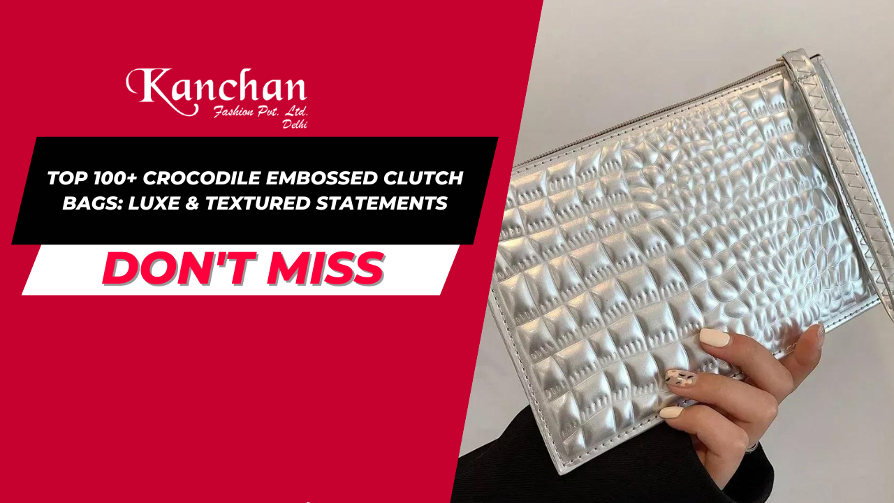 Top 100+ Crocodile Embossed Clutch Bags: Luxe & Textured Statements