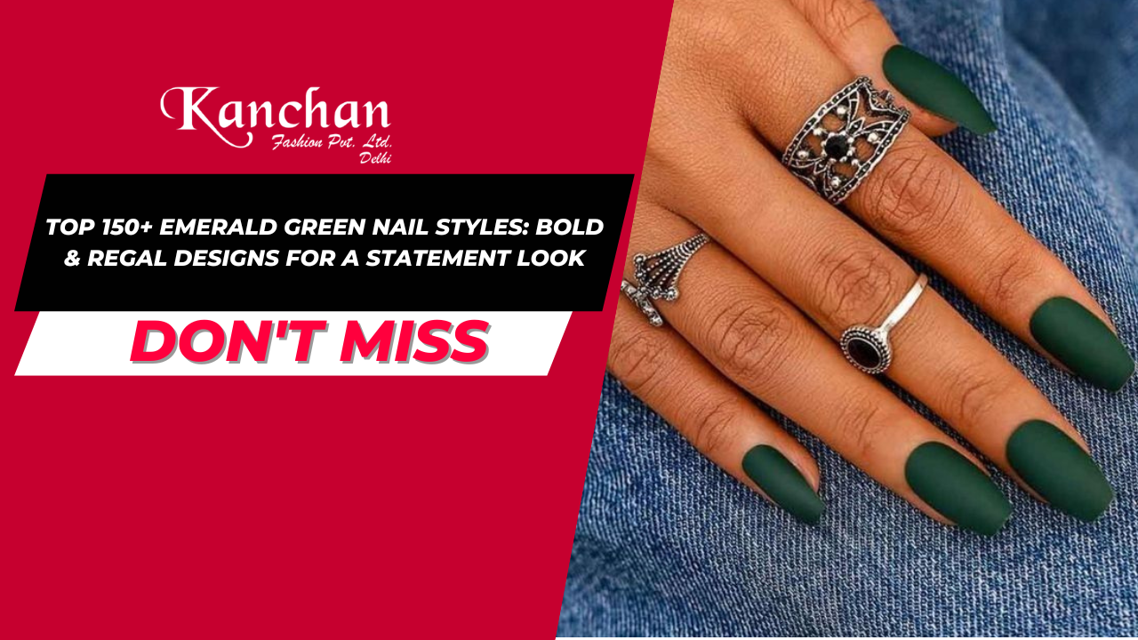 Top 150+ Emerald Green Nail Styles: Bold & Regal Designs for a Statement Look