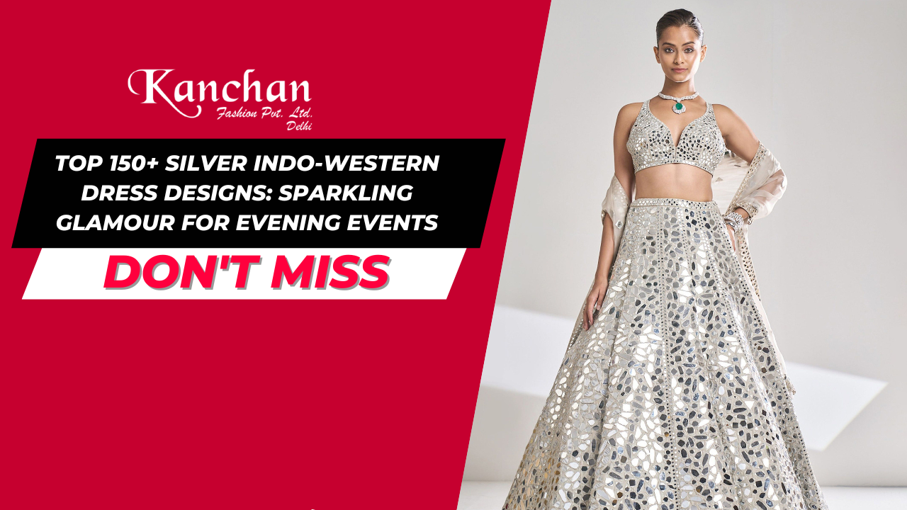 Top 150+ Silver Indo-Western Dress Designs: Sparkling Glamour for Evening Events