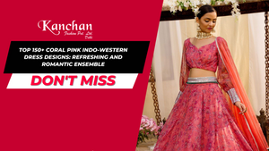 Top 150+ Coral Pink Indo-Western Dress Designs: Refreshing and Romantic Ensemble