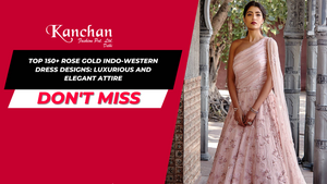 Top 150+ Rose Gold Indo-Western Dress Designs: Luxurious and Elegant Attire