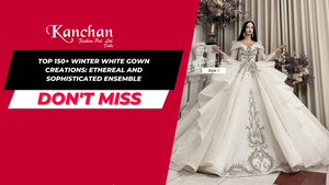 Top 150+ Winter White Gown Creations: Ethereal and Sophisticated Ensemble