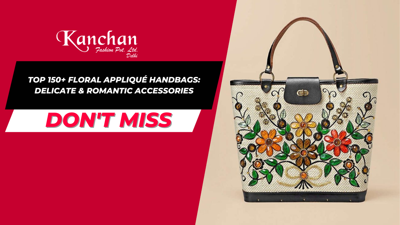 Top 150+ Floral Appliqué Handbags: Delicate & Romantic Accessories