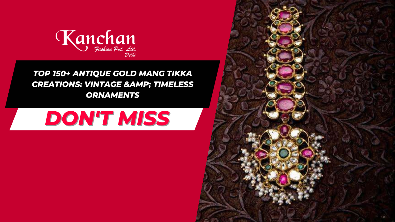 Top 150+ Antique Gold Mang Tikka Creations: Vintage &amp; Timeless Ornaments