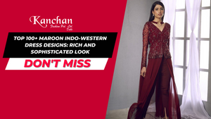 Top 100+ Maroon Indo-Western Dress Designs: Rich and Sophisticated Look