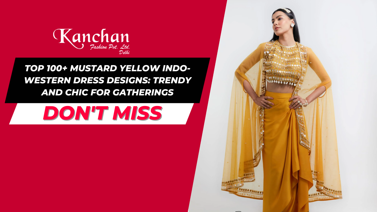 Top 100+ Mustard Yellow Indo-Western Dress Designs: Trendy and Chic for Gatherings