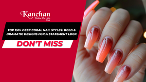 Top 150+ Deep Coral Nail Styles: Bold & Dramatic Designs for a Statement Look