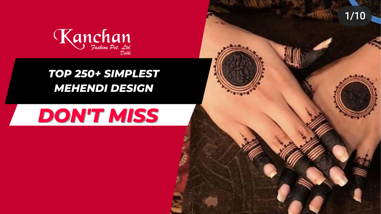 Top 250+ Simplest Mehendi Design