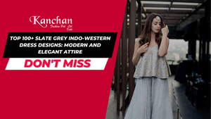 Top 100+ Slate Grey Indo-Western Dress Designs: Modern and Elegant Attire
