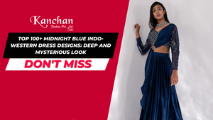 Top 100+ Midnight Blue Indo-Western Dress Designs: Deep and Mysterious Look