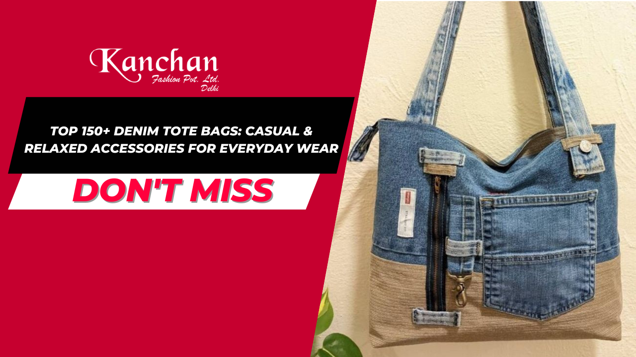Top 150+ Denim Tote Bags: Casual & Relaxed Accessories for Everyday Wear
