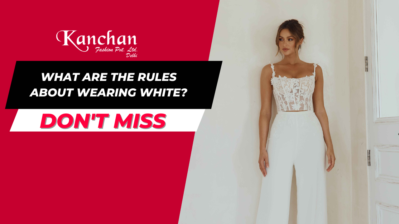 What are the rules about wearing white?