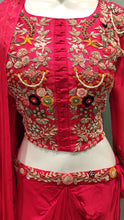 Load image into Gallery viewer, Chinon Sharara Suit with Pearls Embroidery
