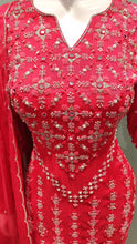 Load image into Gallery viewer, Chinon Gharara Suit with Pearls Work
