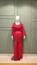 Load image into Gallery viewer, Georgette Peplum Top with Zari Work
