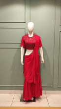 Load image into Gallery viewer, Chinon Crop Top with Gharara

