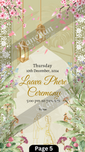 Load image into Gallery viewer, Floral Video Wedding Invite
