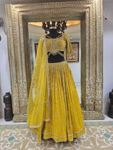 Load image into Gallery viewer, Beautiful Yellow Lehenga Choli with Hand Embroidery
