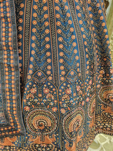Silk Lehenga Choli with Hand Embroidery