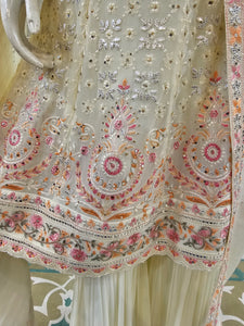 Georgette Shirt with Sharara