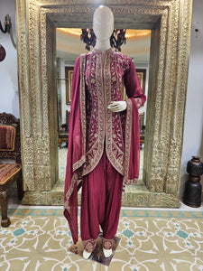 Georgette Jacket with Dhoti