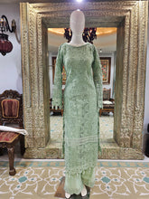 Load image into Gallery viewer, Sea Green Chikankari Pakistani Suit
